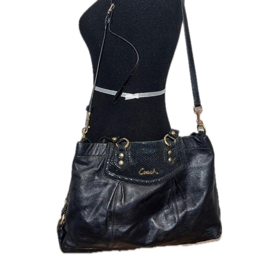 Coach Ashley Leather Carryall Satchel